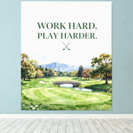 Coleção de Decoração de Casa de Golfe | Aquarela P