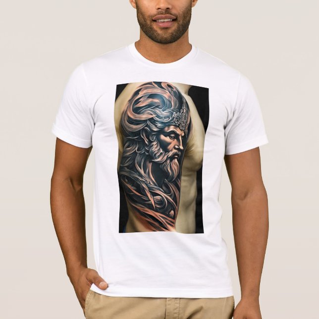 Coleção de design de camisa T de tatuagem intelige (Frente)