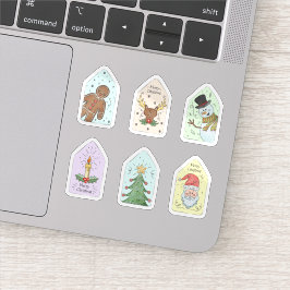 Coleção de etiqueta de Natal