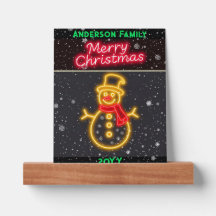 Coleção de Férias Neon de Natal Moderno