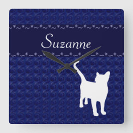 Coleção de Gatos de Encaixe - relógio