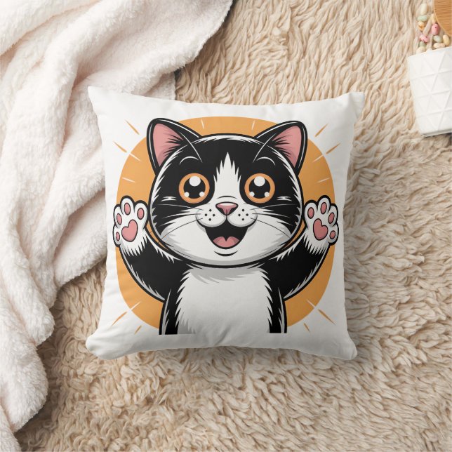 Coleção de Gatos Perfeitos | Almofada Decorativa d (Cobertor)