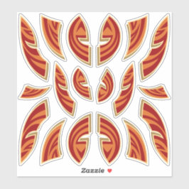 Coleção de Ícones de Máscaras Africanas Adesivos d