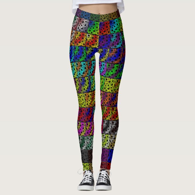 Coleção de Leggings Space Bubble Spots (Frente)