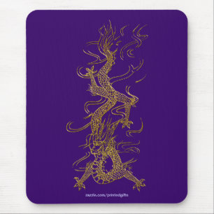 Coleção de Mousepad do Dragão do Ouro ASIAN