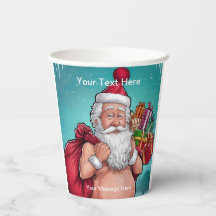 Coleção de Natal Engraçado Papais noeis Sujos