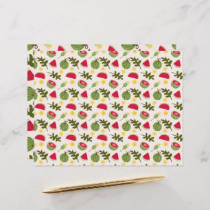 Coleção de padrões da fruta - Melancia