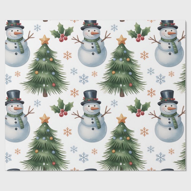 Coleção de Papel de Presente de Natal Festivo (Aberto)