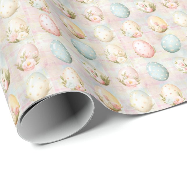 Coleção de Papel de Presente do Coelho da Páscoa (Ponta do rolo)