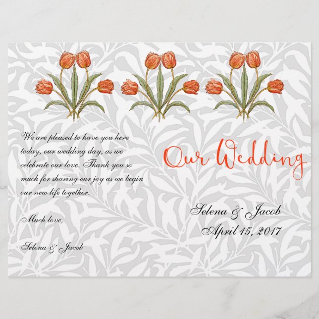 Coleção de Pinturas Tulipa Morris Vintage (Frente)