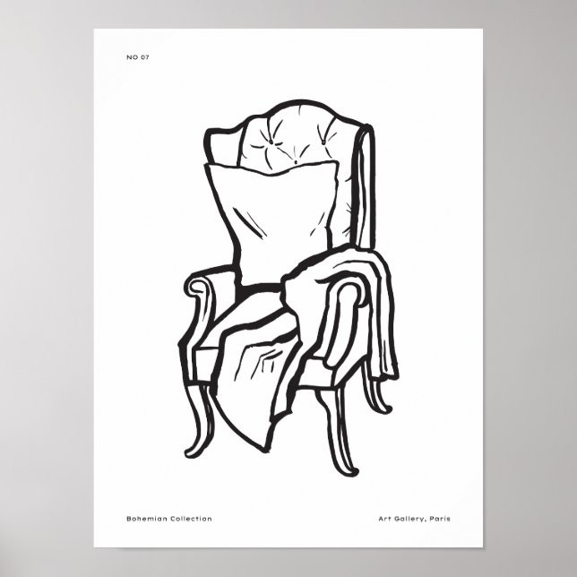 Coleção de poster de arte boêmica (Frente)