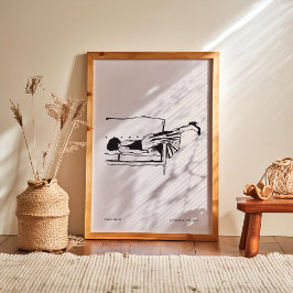 Coleção de poster de arte boêmica