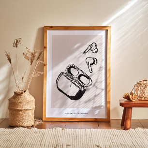 Coleção de poster de arte boêmica