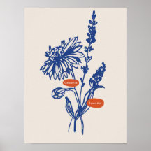 Coleção de poster de arte natural