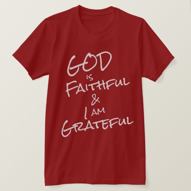 Coleção de Presentes de Fé Camiseta (Frente do Design)