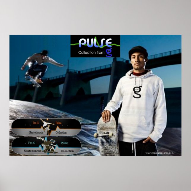 Coleção de pulsos - Poster de skate (Frente)