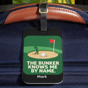 Coleção Divertida de Etiquetas para Bolsa de Golfe