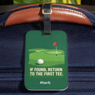 Coleção Divertida de Etiquetas para Bolsa de Golfe