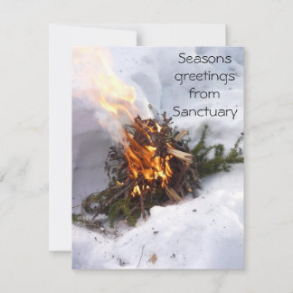 Coleção do cartão do Natal de Yule