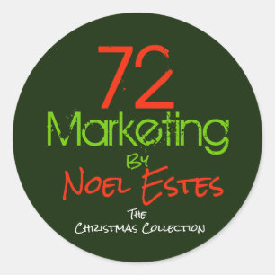 coleção do Natal da etiqueta do logotipo