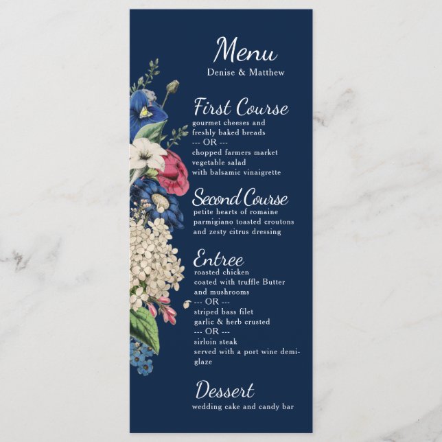 Coleção Eterna no Menu Azul Noite Polar (Frente)