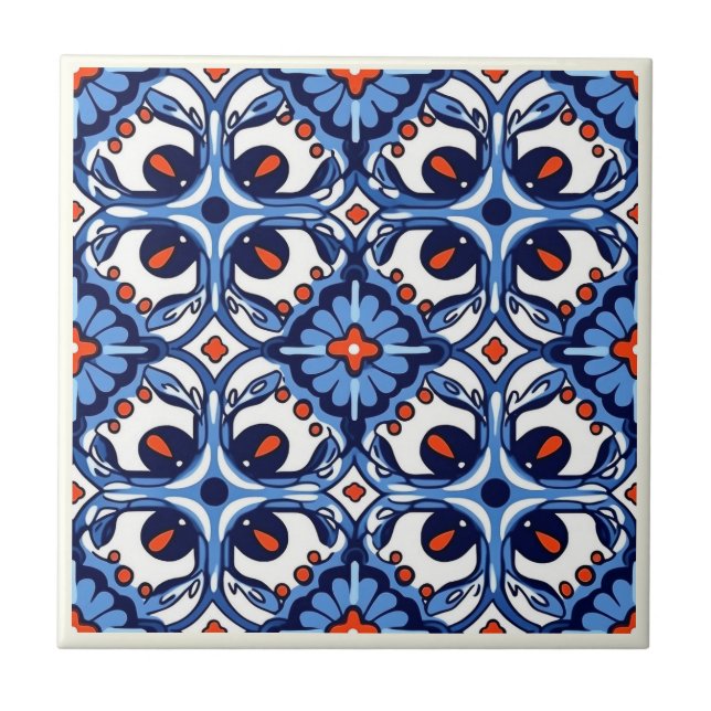 Coleção Mexicana de Azulejos Cerâmicos Talavera (Frente)