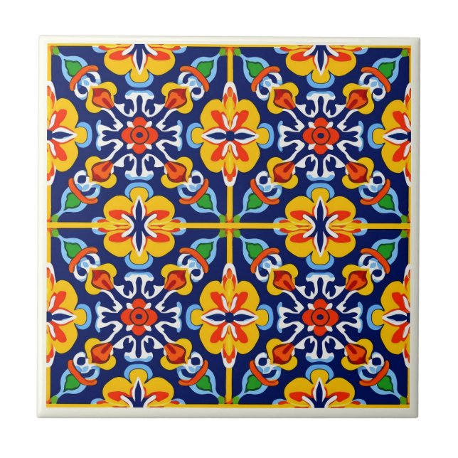 Coleção Mexicana de Azulejos Cerâmicos Talavera (Frente)