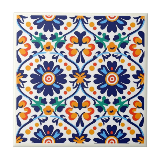 Coleção Mexicana de Azulejos Cerâmicos Talavera (Frente)