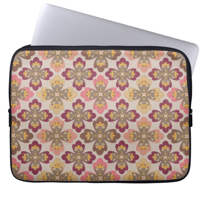 Coleção Morieve Luxo Floral capa para laptop (Frente)
