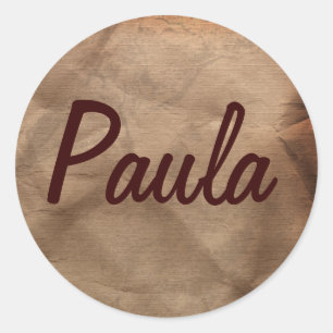Coleção PAULA Etiqueta de nome
