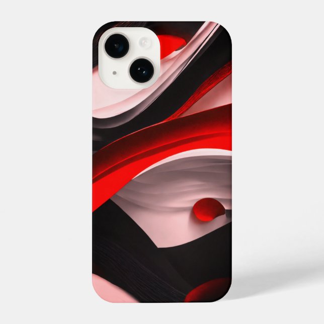 Coleção Premium abstrato Black & Red Design - (Verso)