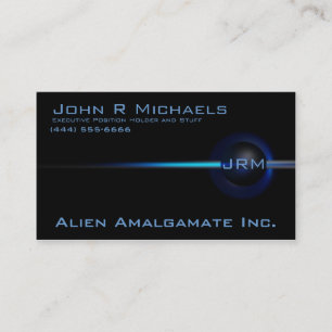 Coleção preta Hyper: Cartão de visita do eclipse