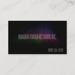 Coleção preta Hyper: Cartão de visita escuro da