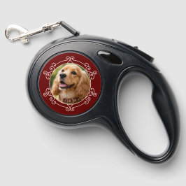 Coleira Retrátil com Foto Personalizada do Cachorr