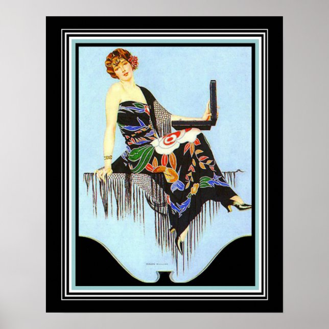 Coles Phillips Art Deco Impressão 16x20 (Frente)