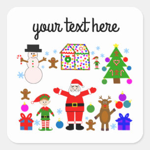Coleta de Natal com os adesivos #1