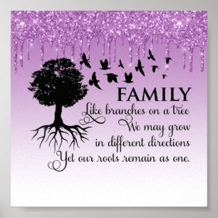 Coleta de Poster de Cotação Inspiracional Glitter