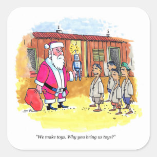 Coletor de Brinquedos grandes autocolantes quadrad