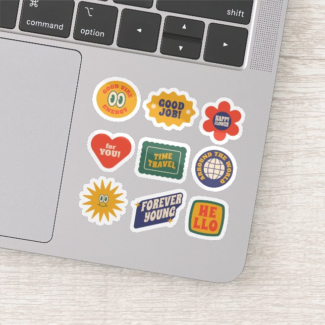 Coletor de etiqueta retrô (Detalhe)