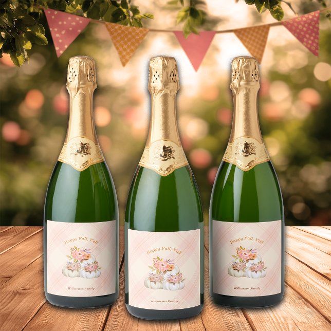 Colheita de Abóbora Rosa de Queda Personalizar Açã (Criador carregado)