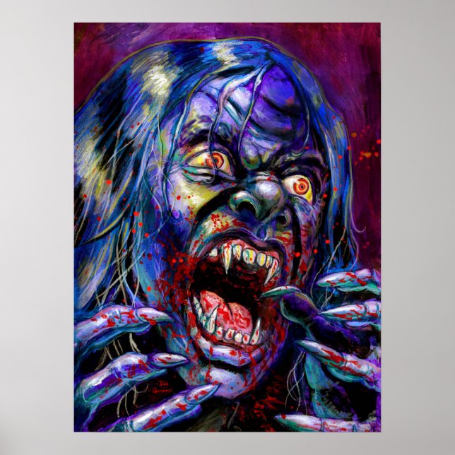 Colheita de Horror V1 poster (Frente)