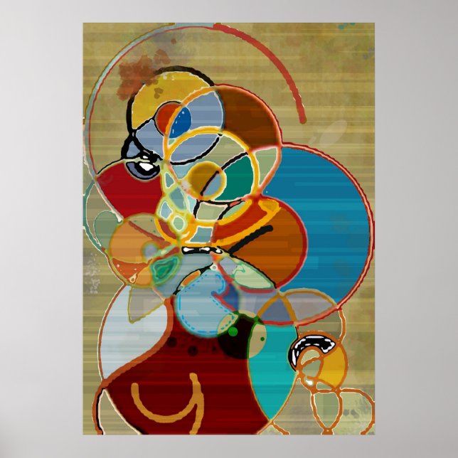 Colheita de outono - Poster de Abstrato (Frente)