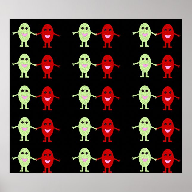 Colheita de Poster de Uvas (Frente)