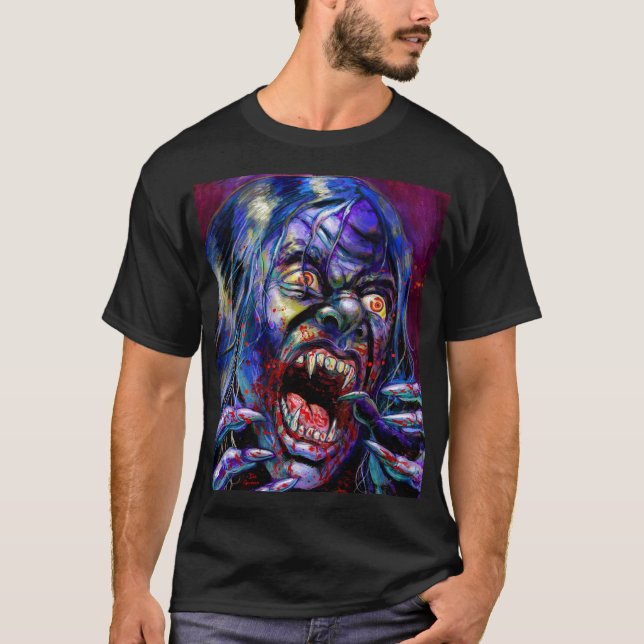 Colheita de t-shirt Horrors (Frente)