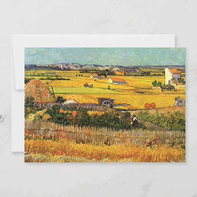 Colheita em La Crau - van Gogh (Frente)