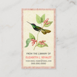 Colibri magnífico cartões personalizados dos meios