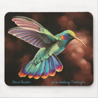 Colibri Mousepad do arco-íris