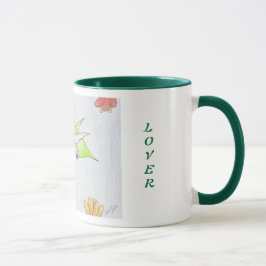 Colibri na caneca das flores
