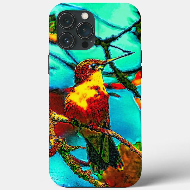 Colibri No Jardim Case-Mate Capinha para iPhone (Verso)