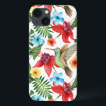 Colibri tropical<br><div class="desc">Teste padrão sem emenda da aguarela dos pássaros | com flor,  folhas de palmeira e o colibri exóticos no fundo branco. Textura tropical pintado mão.  © e ® Bigstock® - todos os direitos reservados.</div>